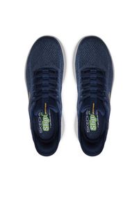 skechers - Skechers Sneakersy Slip_Ins 232466 Granatowy. Kolor: niebieski. Materiał: materiał #3