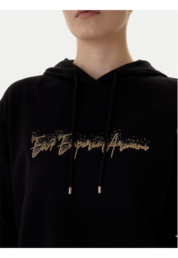 EA7 Emporio Armani Dres 7W000990 AF12502 UC001 Czarny Regular Fit. Kolor: czarny. Materiał: bawełna
