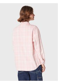 Tommy Jeans Koszula DW0DW15035 Różowy Relaxed Fit. Kolor: różowy. Materiał: syntetyk