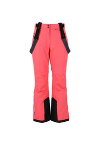 Spodnie narciarskie dla kobiet Whistler Fairway 10000. Kolor: czerwony. Sezon: zima. Sport: narciarstwo #1