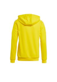 Adidas - Bluza piłkarska dla dzieci adidas Squadra 21 Hoody Youth. Kolor: żółty, biały, wielokolorowy. Sport: piłka nożna