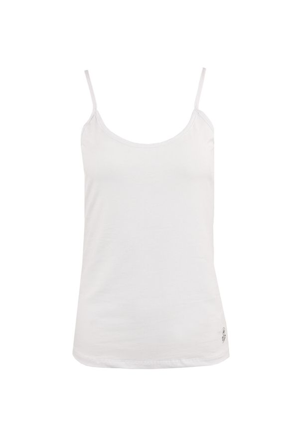 BP3 UNDERWEAR - ATHL DPT Priscilla damski top biały 2XL - 94% bawełny. Kolor: biały. Materiał: elastan, bawełna. Sezon: lato. Sport: fitness