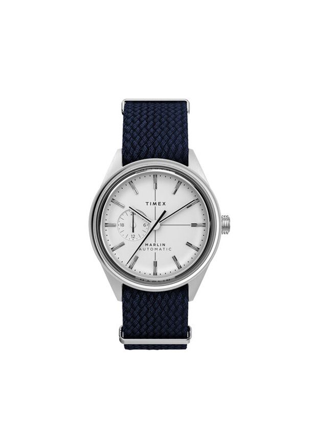 Timex Zegarek Marlin TW2V72300 Granatowy. Kolor: niebieski