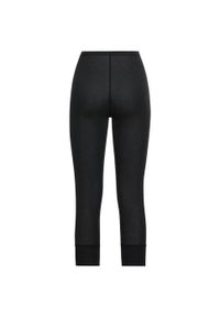 Legginsy damskie Odlo BL BOTTOM 3/4 ACTIVE WARM ECO. Kolor: czarny. Długość: krótkie