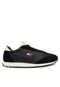Tommy Jeans Sneakersy Tjm Retro Runner Archive Mix Mat EM0EM01763 Czarny. Kolor: czarny. Materiał: skóra #1