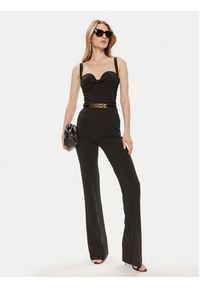 Elisabetta Franchi Spodnie materiałowe PA-034-42E2-5981 Czarny Regular Fit. Kolor: czarny. Materiał: syntetyk #4