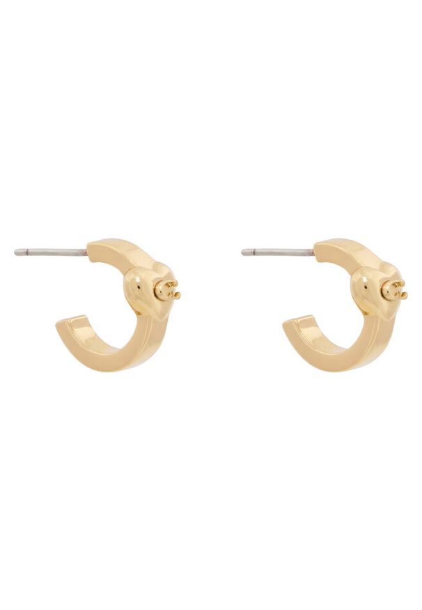 Kolczyki Coach. Materiał: złote. Kolor: złoty