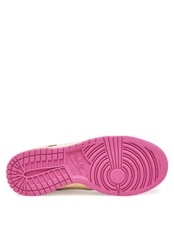 Nike Sneakersy Dunk Low Se FD8683 700 Żółty. Kolor: żółty. Materiał: skóra