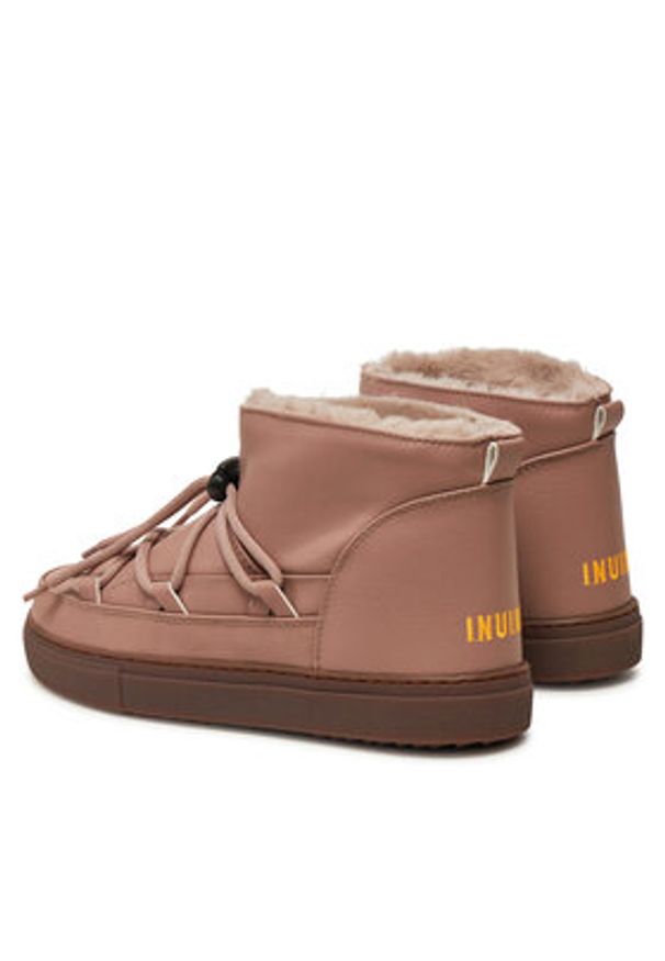 Inuikii Śniegowce Grape Low 05600-004 Różowy. Kolor: różowy. Materiał: skóra