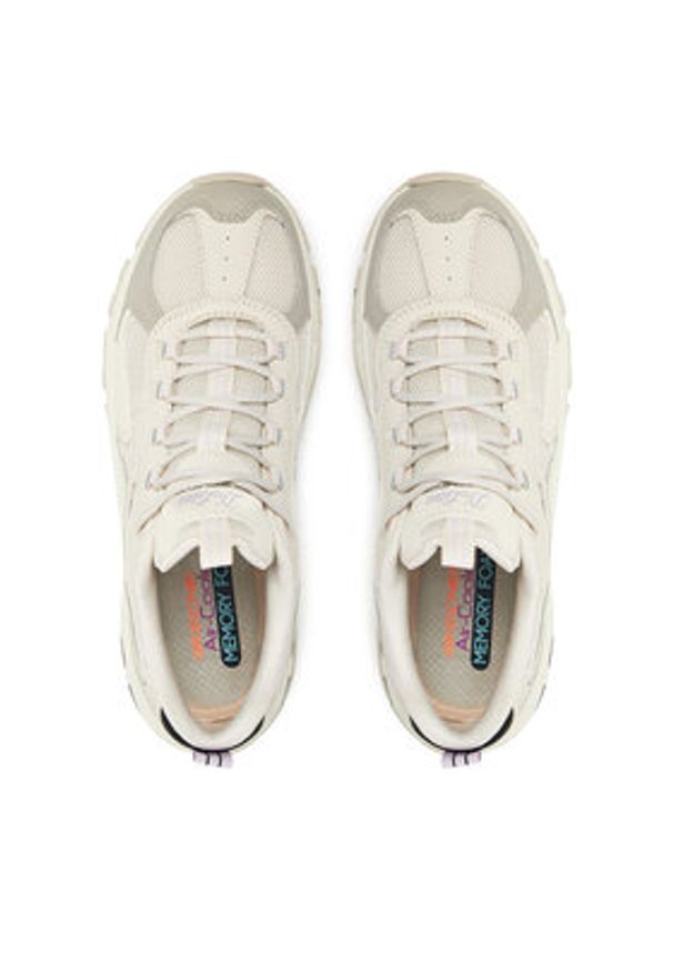 skechers - Skechers Sneakersy D'Lites Hiker 180128/NTMT Beżowy. Kolor: beżowy. Materiał: skóra