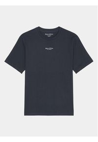 Marc O'Polo T-Shirt 421 2012 51034 Granatowy Regular Fit. Typ kołnierza: polo. Kolor: niebieski. Materiał: bawełna #4