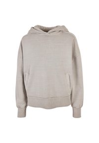 Damska bluza z kapturem Urban Classics Heavy Terry Garment Dye. Typ kołnierza: kaptur. Kolor: szary #1