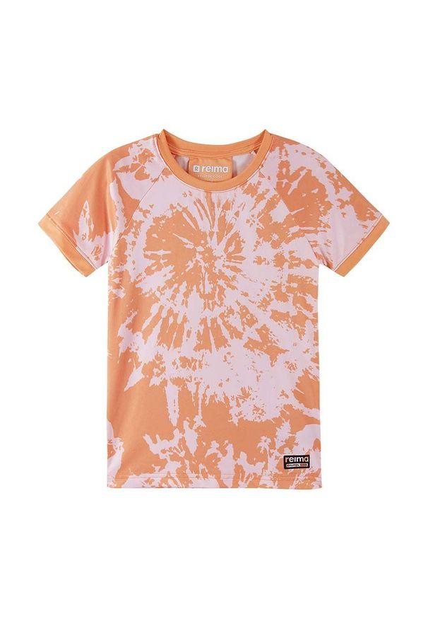Reima t-shirt dziecięcy Vilpo kolor pomarańczowy. Okazja: na co dzień. Kolor: pomarańczowy. Materiał: materiał, dzianina. Styl: casual
