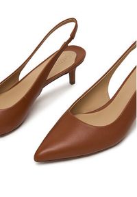 Lauren Ralph Lauren - LAUREN RALPH LAUREN Czółenka Lolah 802P09033002 Brązowy. Kolor: brązowy. Materiał: skóra #5