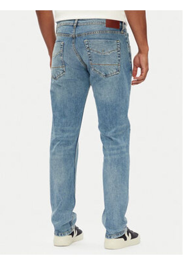 Pepe Jeans Jeansy PM207393 Niebieski Straight Fit. Kolor: niebieski