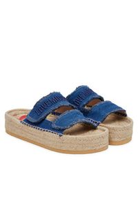 Love Moschino - LOVE MOSCHINO Espadryle JA28383G0MJO5700 Niebieski. Kolor: niebieski. Materiał: materiał #5