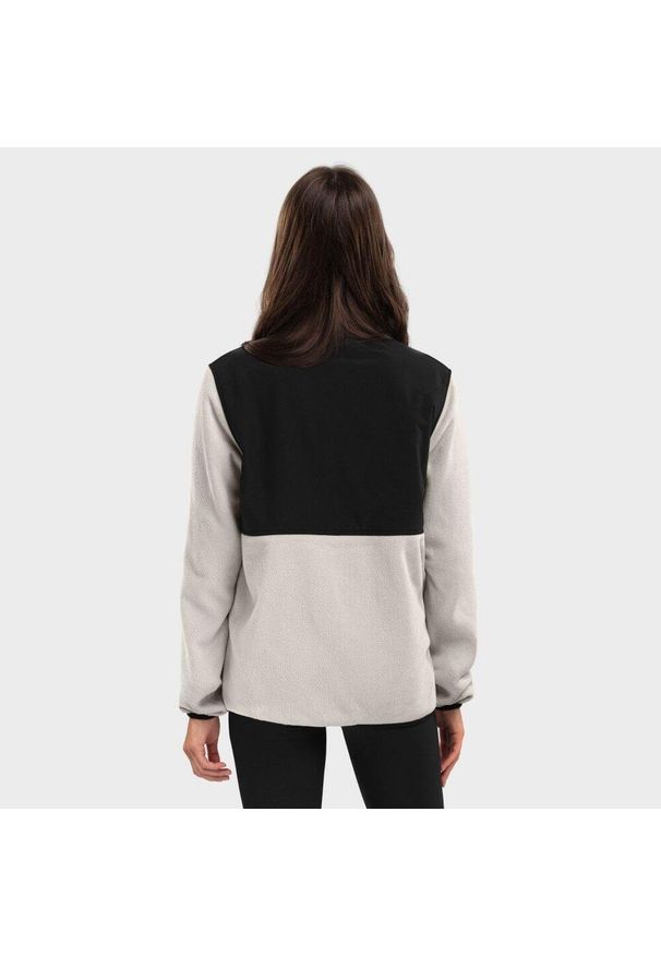 SIROKO - Kurtka polarowa damska Ripstop Brienz-W. Kolor: beżowy, wielokolorowy, czarny. Materiał: polar