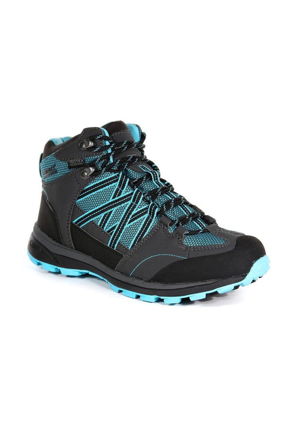 Buty trekkingowe damskie Regatta Samaris II Mid wodoodporne. Kolor: niebieski. Materiał: poliester, guma