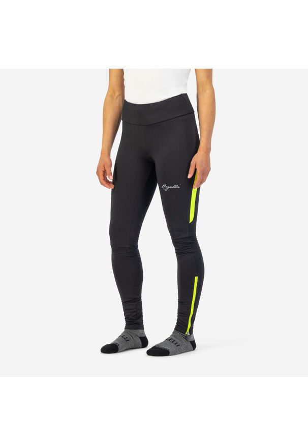 ROGELLI - Legginsy do biegania damskie Rogelli Core. Kolor: zielony, wielokolorowy, żółty. Sport: bieganie