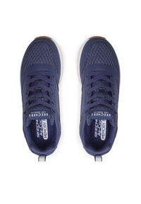 skechers - Skechers Sneakersy Uno Powex 403667L/NVY Niebieski. Kolor: niebieski. Materiał: skóra