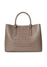 Lauren Ralph Lauren - LAUREN RALPH LAUREN Torebka Marcy 431942189010 Brązowy. Kolor: brązowy. Materiał: skórzane