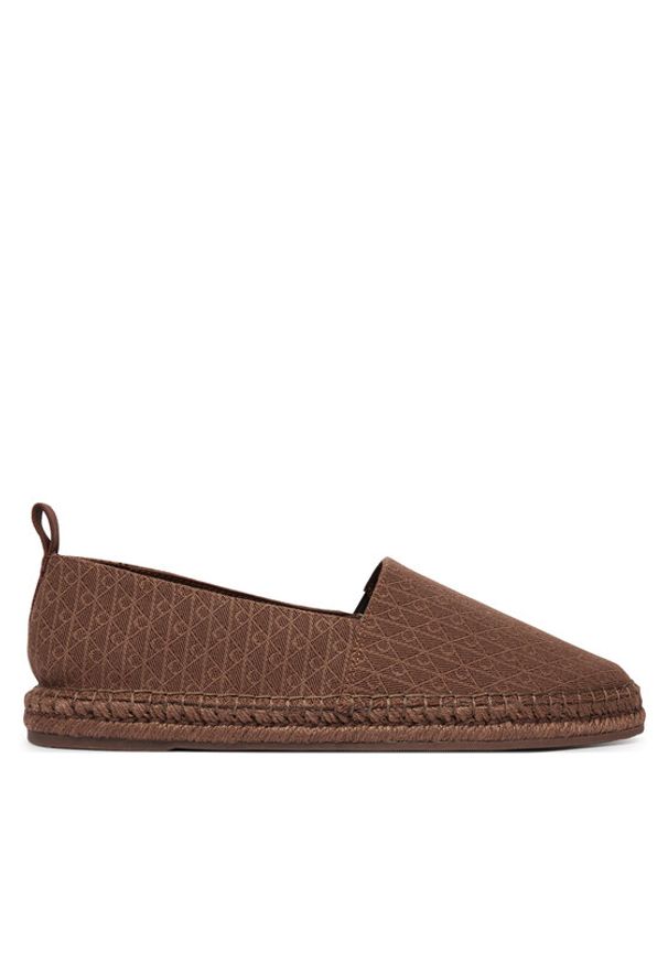 Calvin Klein Espadryle Espadrille Aop Cv HM0HM02231 Brązowy. Kolor: brązowy. Materiał: materiał