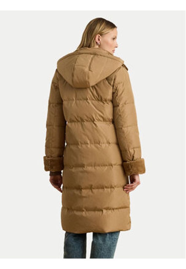 Lauren Ralph Lauren - LAUREN RALPH LAUREN Kurtka puchowa 297P04130001 Beżowy Regular Fit. Kolor: beżowy. Materiał: syntetyk
