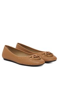 Pinko - PINKO Baleriny Max 11 SD0457 P003 Beżowy. Kolor: beżowy. Materiał: skóra #5