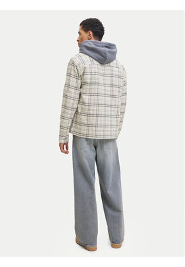 Jack & Jones Koszula York 12283078 Beżowy Relaxed Fit. Kolor: beżowy. Materiał: bawełna