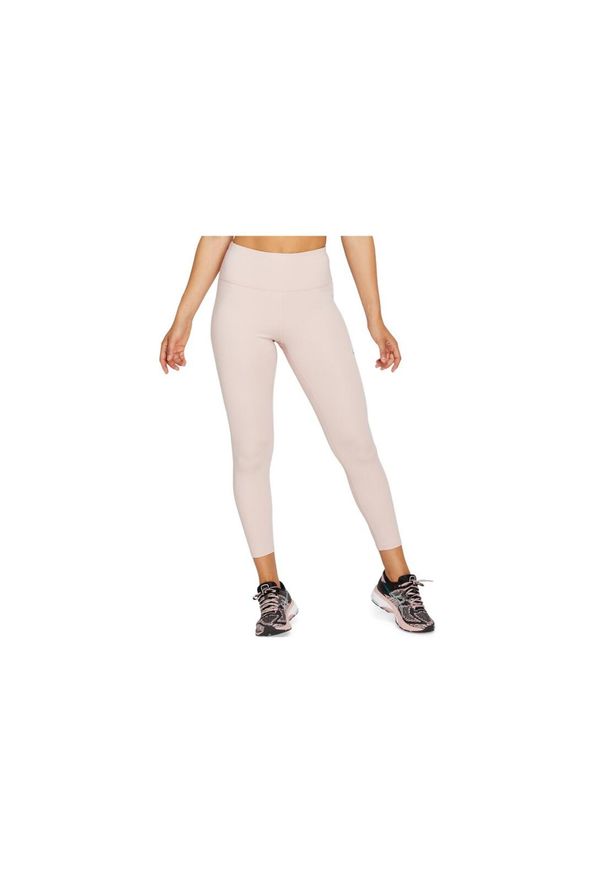 Leginsy fitness damskie Asics New Strong Highwaist Tight. Kolor: różowy. Materiał: elastan, poliester. Sport: fitness