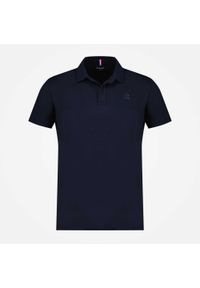 Polo Le Coq Sportif Essentiels T/T N°2. Typ kołnierza: polo. Kolor: niebieski, wielokolorowy, szary. Styl: elegancki