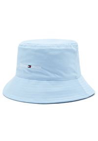 Tommy Jeans Kapelusz Sport Bucket AW0AW14989 Błękitny. Kolor: niebieski. Materiał: materiał, bawełna. Styl: sportowy #1