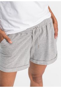 bonprix - Szorty dresowe. Kolor: szary. Materiał: dresówka
