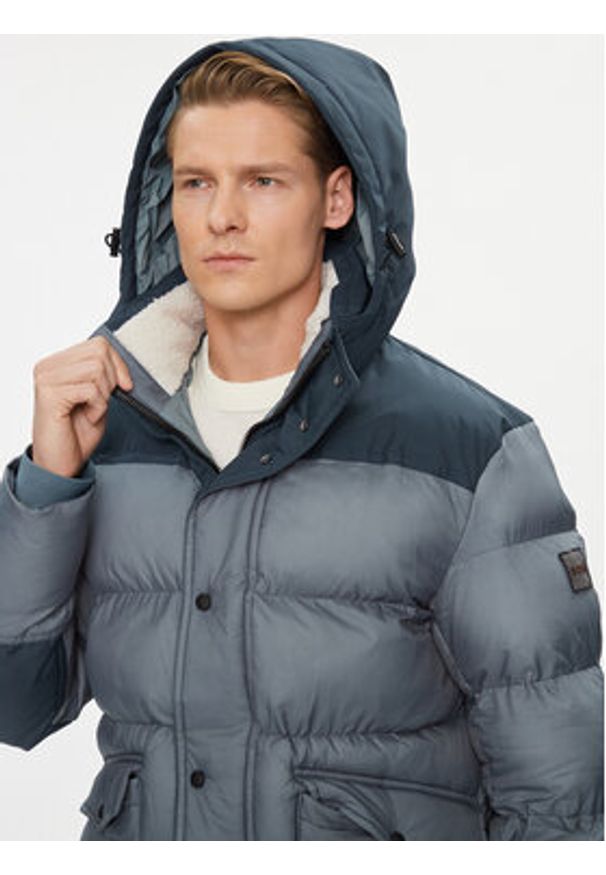 BOSS Kurtka zimowa Oneon-W 50498224 Niebieski Relaxed Fit. Kolor: niebieski. Materiał: syntetyk. Sezon: zima