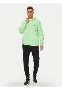 Adidas - adidas Bluza Essentials IN0327 Zielony Regular Fit. Kolor: zielony. Materiał: bawełna #4