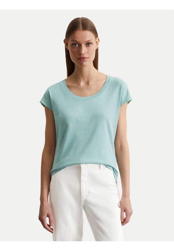 Marc O'Polo T-Shirt 516 2100 50073 Zielony Regular Fit. Typ kołnierza: polo. Kolor: zielony. Materiał: bawełna