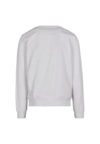 BUILD YOUR BRAND - Bluza Unisex Premium Crew Neck Dla Dorosłych. Kolor: biały