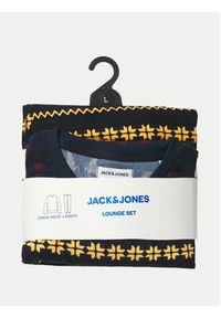 Jack & Jones - Jack&Jones Piżama 12268512 Granatowy Loose Fit. Kolor: niebieski. Materiał: syntetyk #3