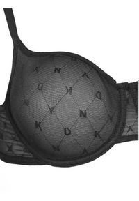 DKNY Biustonosz z fiszbiną DK4039 Czarny. Kolor: czarny. Materiał: syntetyk
