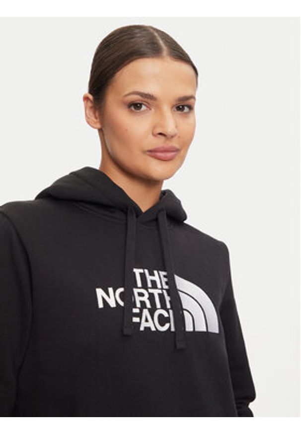 The North Face Bluza Drew Peak NF0A89EH Czarny Regular Fit. Kolor: czarny. Materiał: bawełna