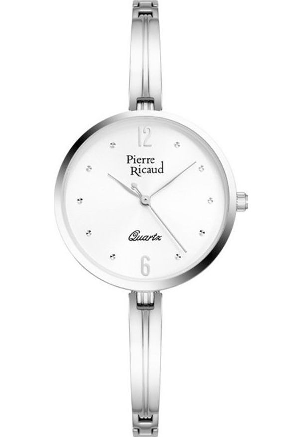 Zegarek Pierre Ricaud Zegarek damski Pierre Ricaud P23003.5173Q CYRKONIE srebrny. Kolor: srebrny