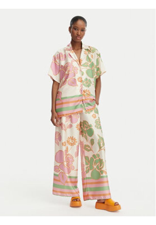 Maaji Spodnie materiałowe Ophelia PT1836CPA005 Kolorowy Relaxed Fit. Materiał: syntetyk. Wzór: kolorowy