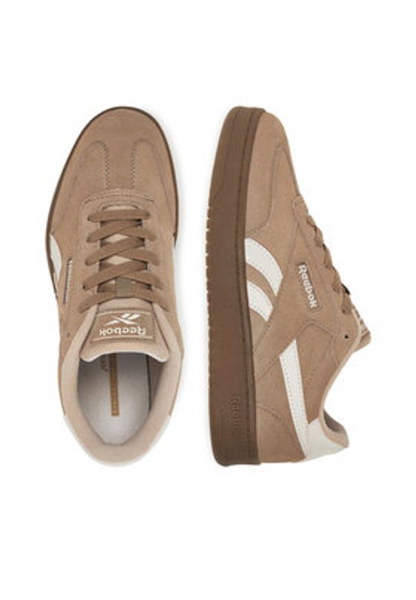 Reebok Sneakersy FORTE LOUNGER DOUBLE UP AR30255WTCC Brązowy. Kolor: brązowy. Materiał: zamsz, skóra