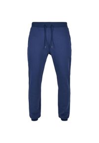 Spodnie Urban Classics organic basic (duże rozmiary). Kolor: niebieski. Materiał: bawełna #1