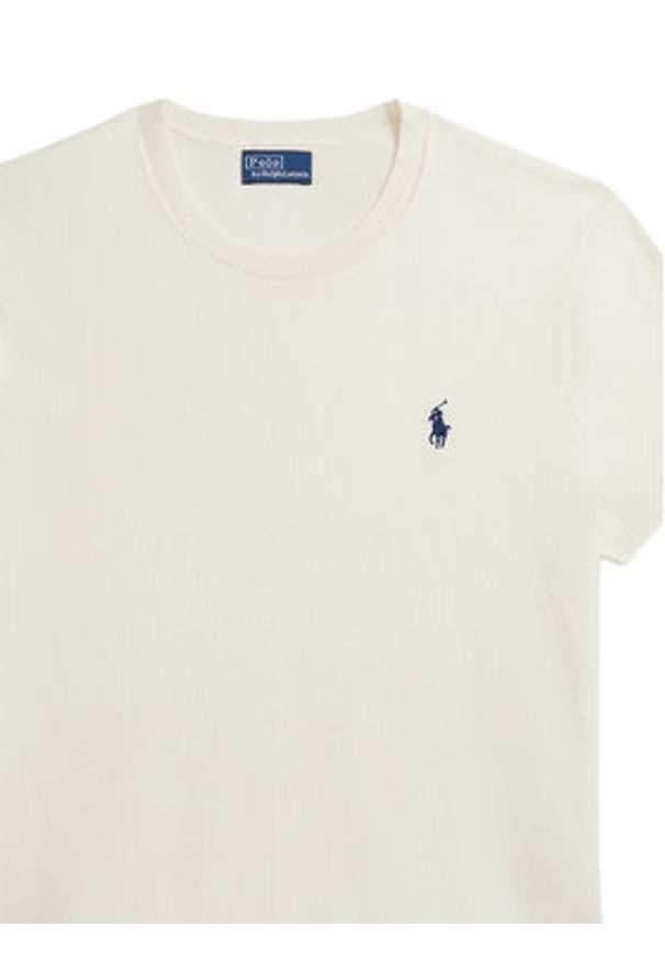Polo Ralph Lauren T-Shirt 211971872003 Écru Slim Fit. Typ kołnierza: polo. Materiał: bawełna