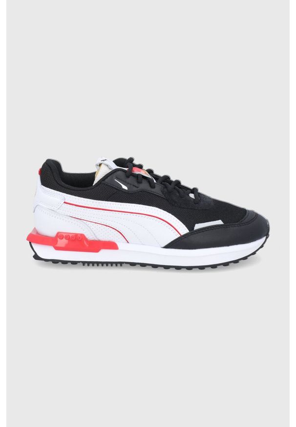 Puma - Buty City Rider AS. Nosek buta: okrągły. Zapięcie: sznurówki. Kolor: czarny. Materiał: guma