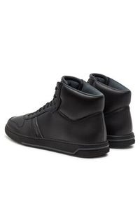 Calvin Klein Sneakersy High Top Lace Up Logo HM0HM01492 Czarny. Kolor: czarny. Materiał: skóra #3