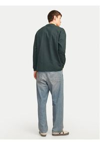 Jack & Jones - Jack&Jones Longsleeve Vesterbro 12251775 Zielony Loose Fit. Kolor: zielony. Materiał: bawełna. Długość rękawa: długi rękaw