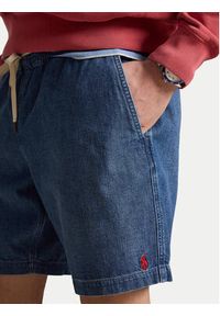 Polo Ralph Lauren Szorty jeansowe 710P02689001 Niebieski Regular Fit. Kolor: niebieski. Materiał: bawełna #2