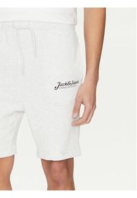 Jack & Jones - Jack&Jones Komplet t-shirt i szorty sportowe Beau 12277466 Biały Relaxed Fit. Kolor: biały. Materiał: bawełna. Styl: sportowy #10